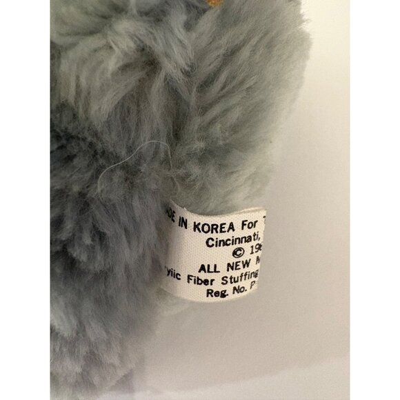 Vintage Grey Plush Bear With Pink "You're Special" Shirt 1983 Approx 7” tall - Picture 5 of 7
